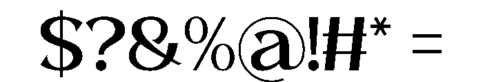 Angkot Regular Font OTHER CHARS