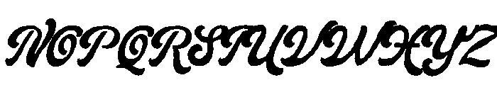 Anglers Story Script Font UPPERCASE