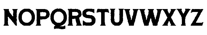 Anglers Story Serif Font UPPERCASE