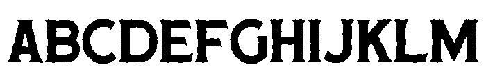 AnglersStory-Serif Font UPPERCASE