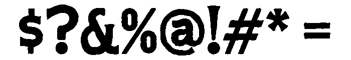 AnglersStory-UnderlinedSerif Font OTHER CHARS