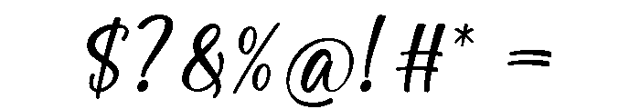 Aniday Font OTHER CHARS