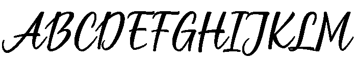 Aniday Font UPPERCASE