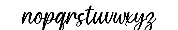 Aniday Font LOWERCASE