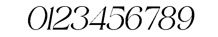 Aniekyal Italic Font OTHER CHARS
