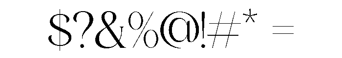 Aniekyal Regular Font OTHER CHARS