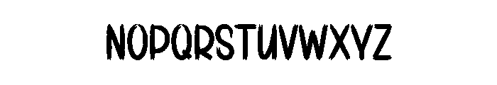 Animal Crochet Font LOWERCASE