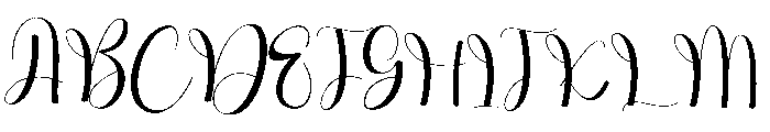 Animal Hiking Font UPPERCASE