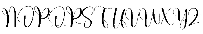 Animal Hiking Font UPPERCASE