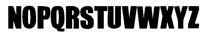 Animal footprints drawing Font LOWERCASE