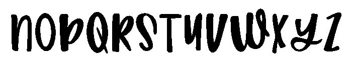 Animal summer Font LOWERCASE