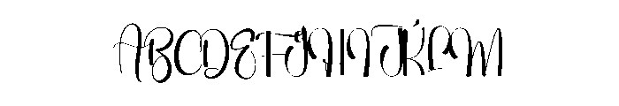 Animaly Birthday Font UPPERCASE