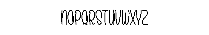 Animeday Font UPPERCASE