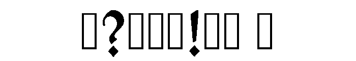 Anish Regular Font OTHER CHARS