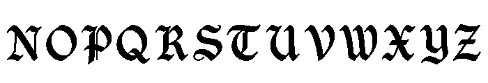 Anish Regular Font UPPERCASE