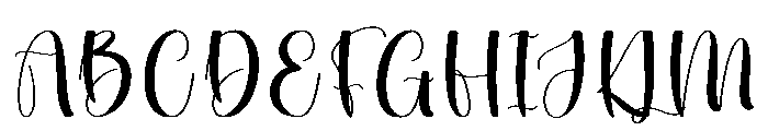 Anithings Font UPPERCASE