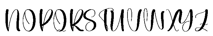 Anithings Font UPPERCASE