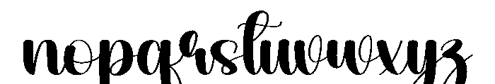 Anithings Font LOWERCASE