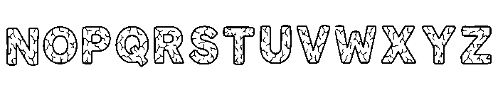 Anjou Regular Font LOWERCASE