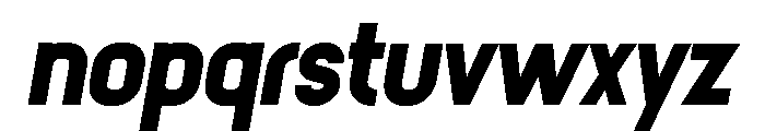 Ankish Italic Font LOWERCASE