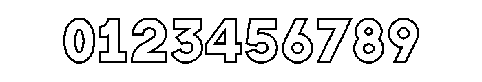 Ankish Outlined Regular Font OTHER CHARS