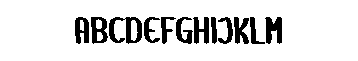 Anklet Funky Font UPPERCASE