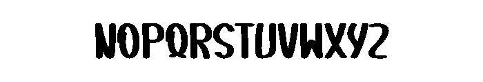 Anklet Funky Font LOWERCASE
