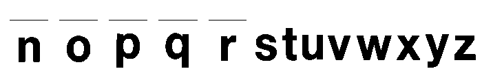Ann Regular Font LOWERCASE