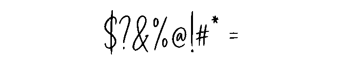 AnnabelleDuo-Script Font OTHER CHARS