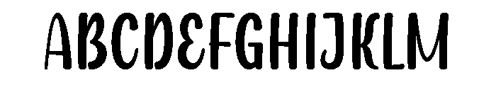 Annual Christmas Font UPPERCASE