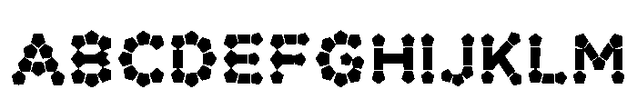 Annulus Regular Font UPPERCASE