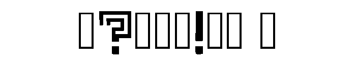 Anoge Regular Font OTHER CHARS