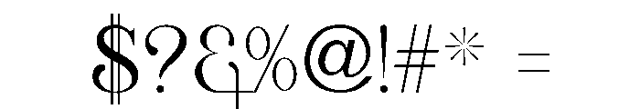 Anoir Font OTHER CHARS