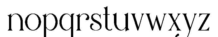 Anoir Font LOWERCASE