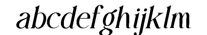 Anolera Italic FONT