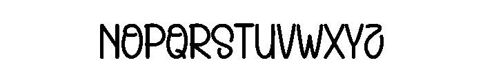 Anomaly Font LOWERCASE