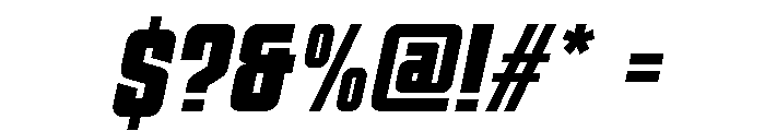 Anoord Italic Font OTHER CHARS