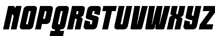 Anoord Italic Font UPPERCASE