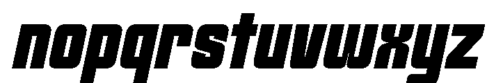 Anoord Italic Font LOWERCASE
