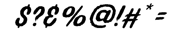 Another Halloween Regular Font OTHER CHARS
