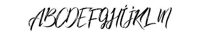 AnotherBrush Font UPPERCASE