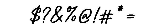 Anothera Miracles Script Reg Font OTHER CHARS