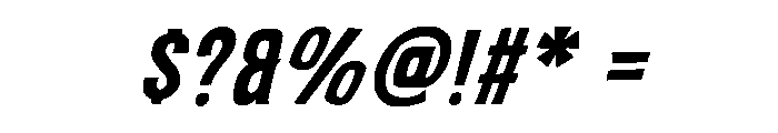 Anothera Miracles Slant Regular Font OTHER CHARS