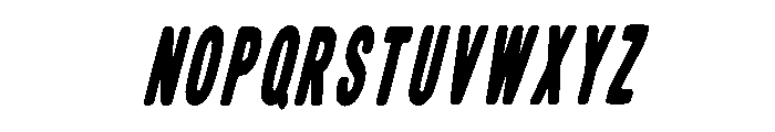 Anothera Miracles Slant Regular Font UPPERCASE