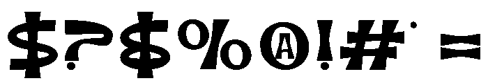Anowe Monga Font OTHER CHARS