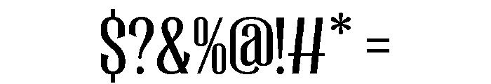 Antaline Regular Font OTHER CHARS