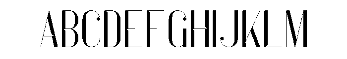 Anteric Regular Font UPPERCASE