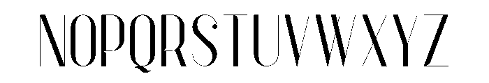 Anteric Regular Font UPPERCASE