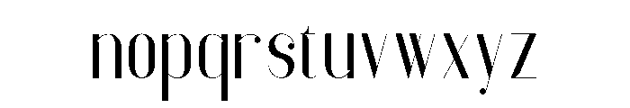 Anteric Regular Font LOWERCASE