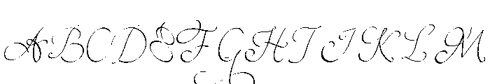 Antheia Calligraph Font UPPERCASE